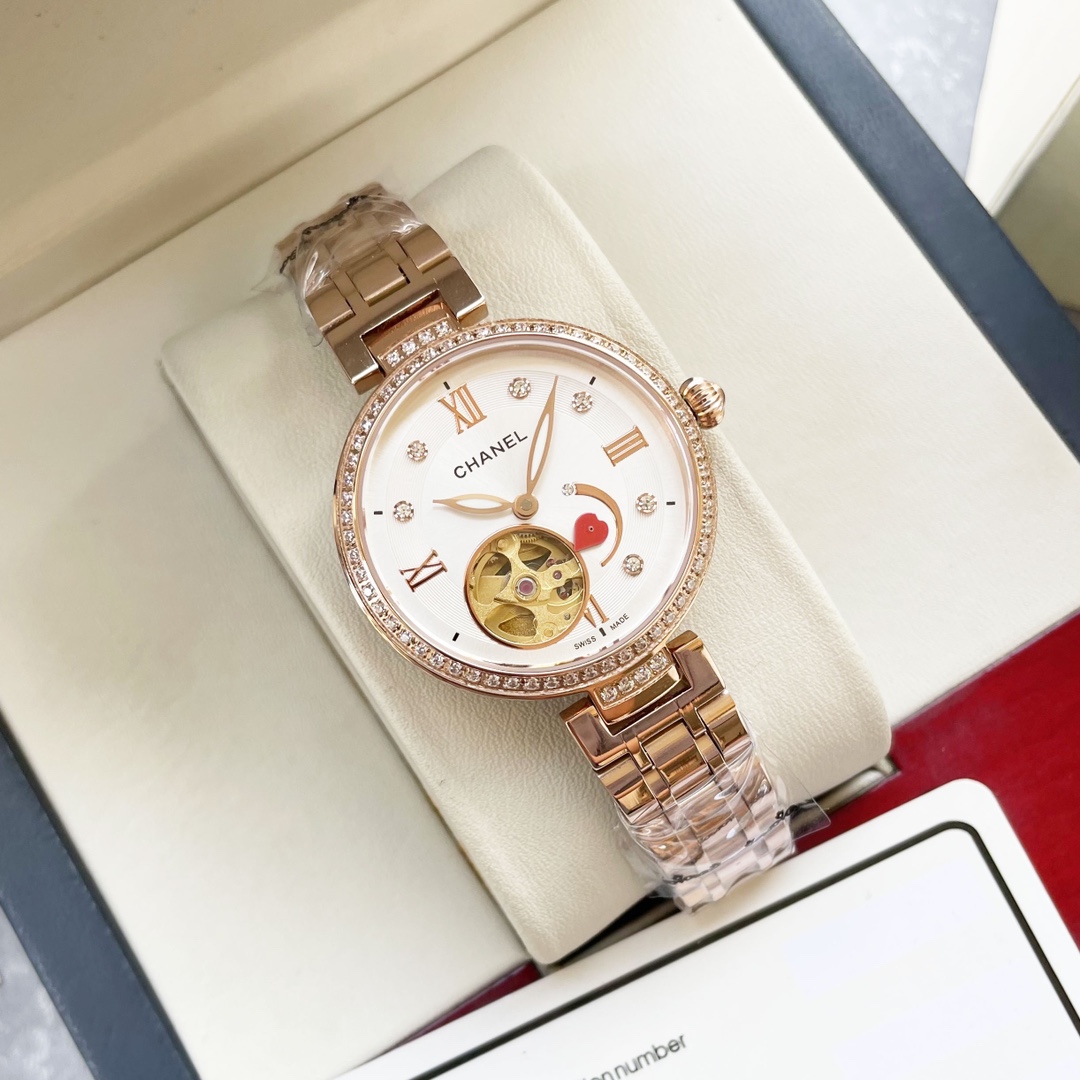 C style Women Watch Classic Sapphire Mirror-Luxeon