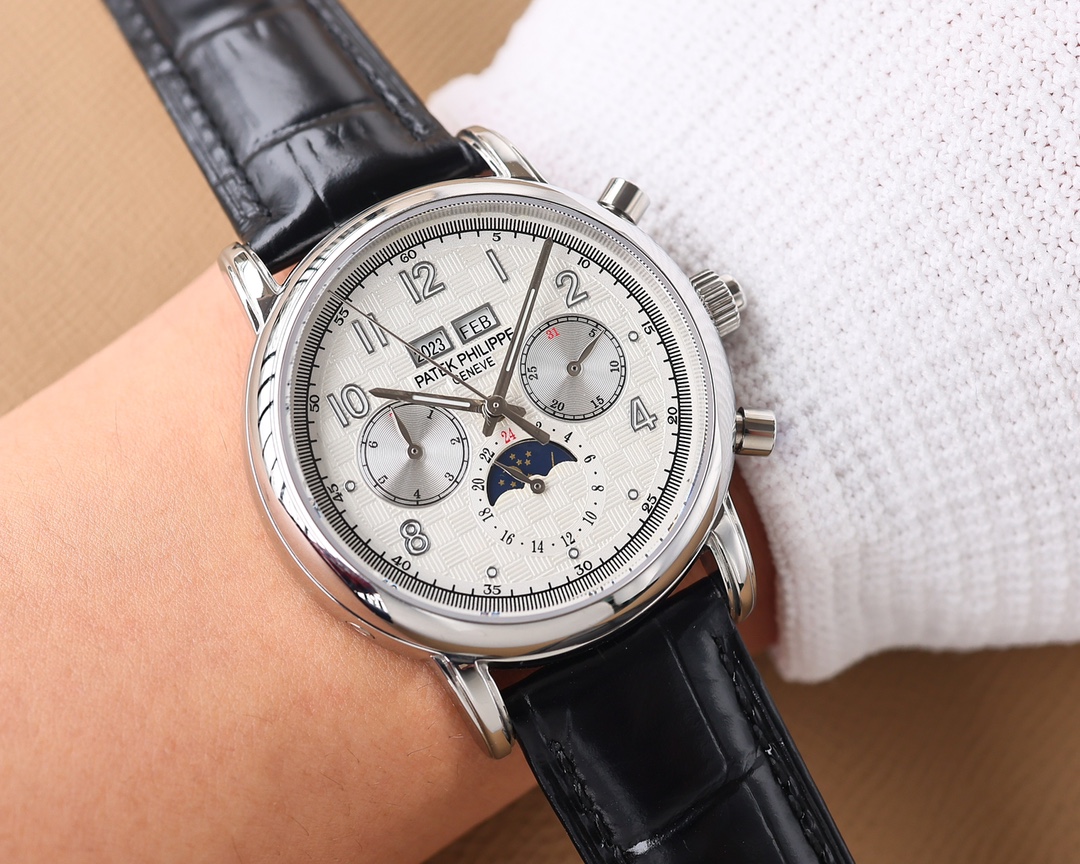 Patek Philippe Cowhide Watch Strap Super Luminous Effect-Luxeon