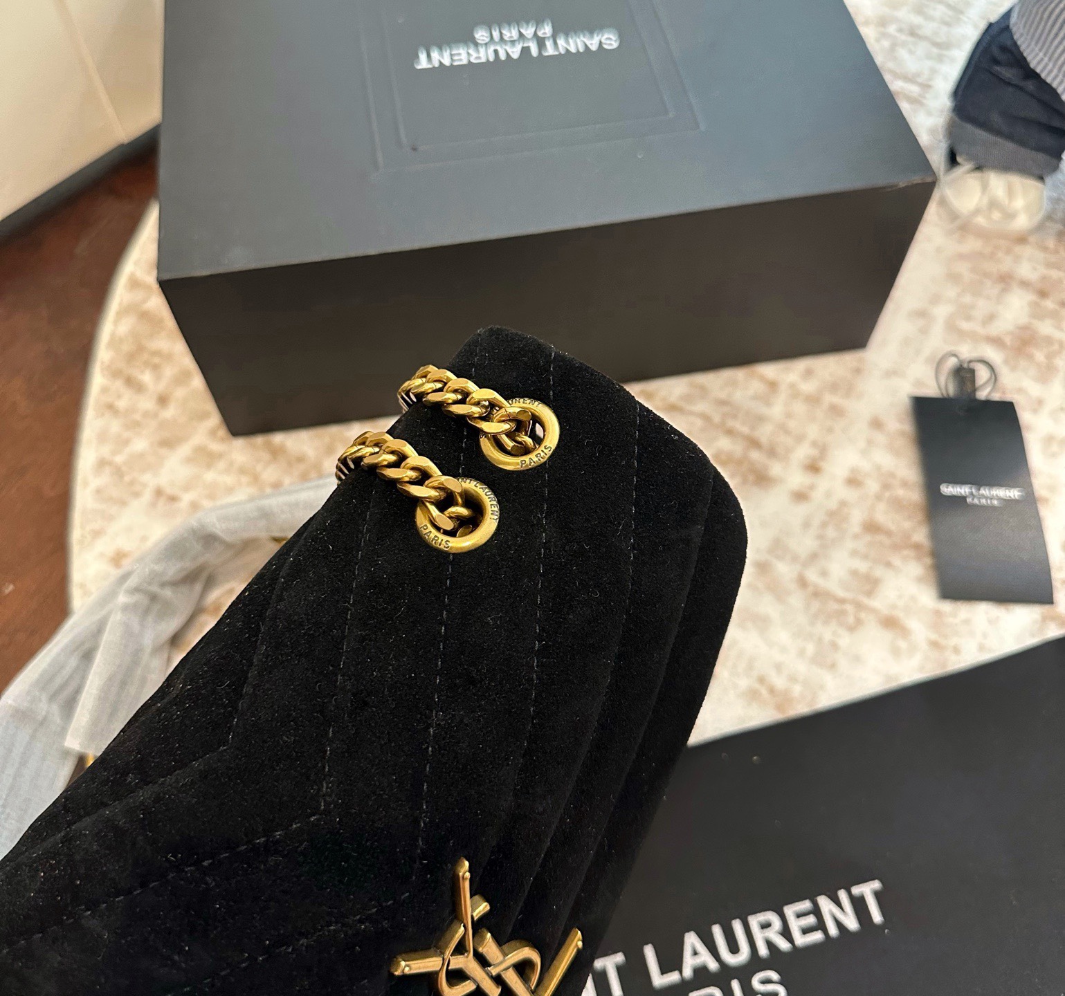 Suede cloud bag 25*16cm