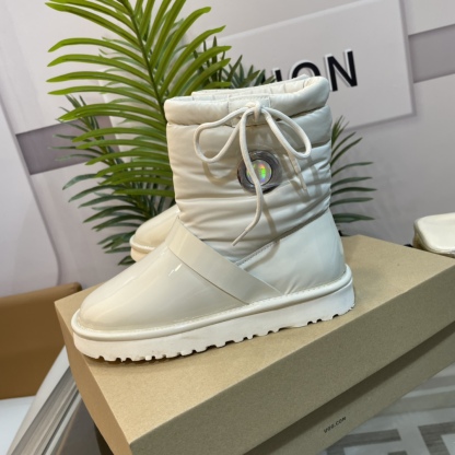 UGG new autumn & winter TPU down feather snow boots-Luxeon