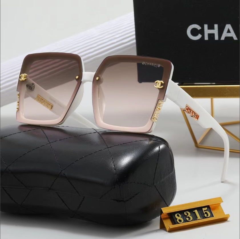 C style classic square frame sunglasses-Luxeon