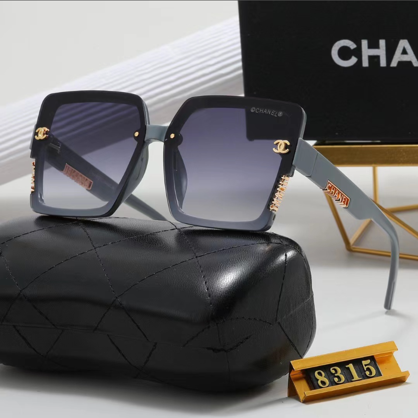 C style classic square frame sunglasses-Luxeon