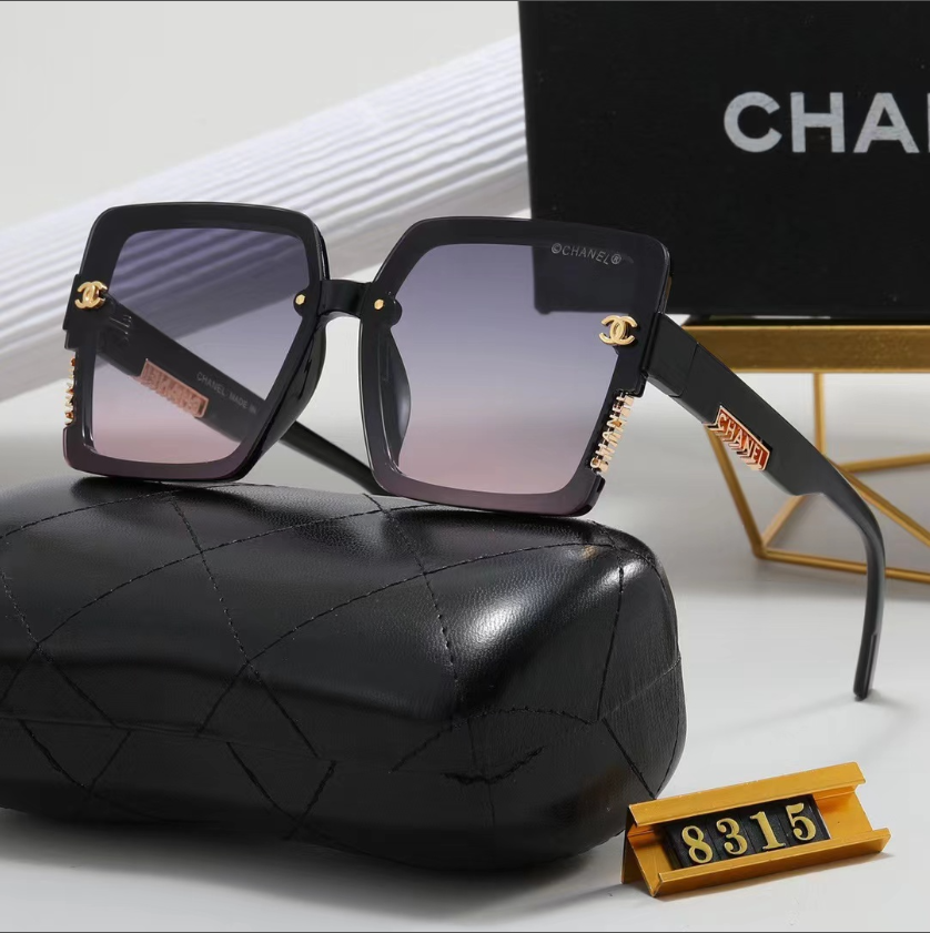 C style classic square frame sunglasses-Luxeon