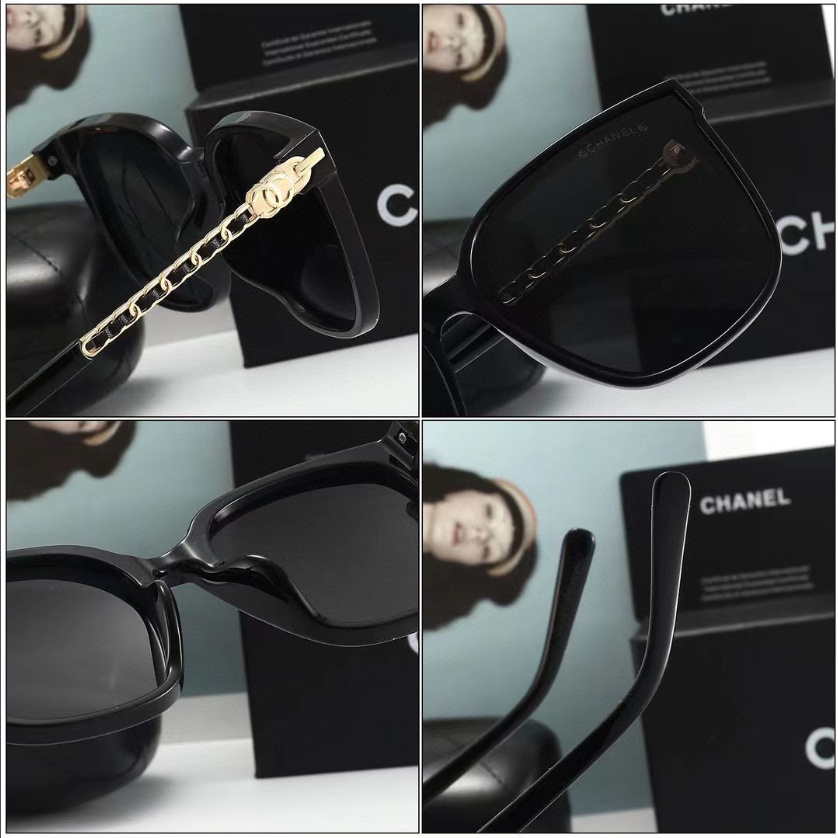 C style fashion square frame sunglasses-Luxeon