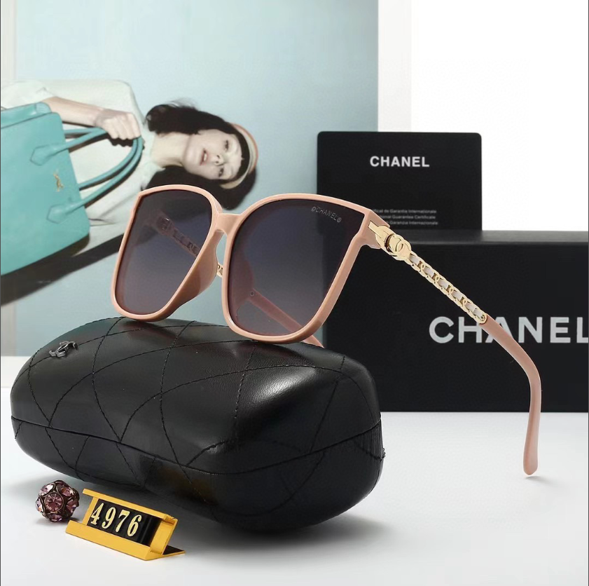 C style fashion square frame sunglasses-Luxeon