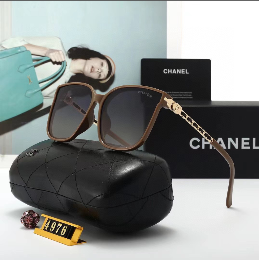 C style fashion square frame sunglasses-Luxeon
