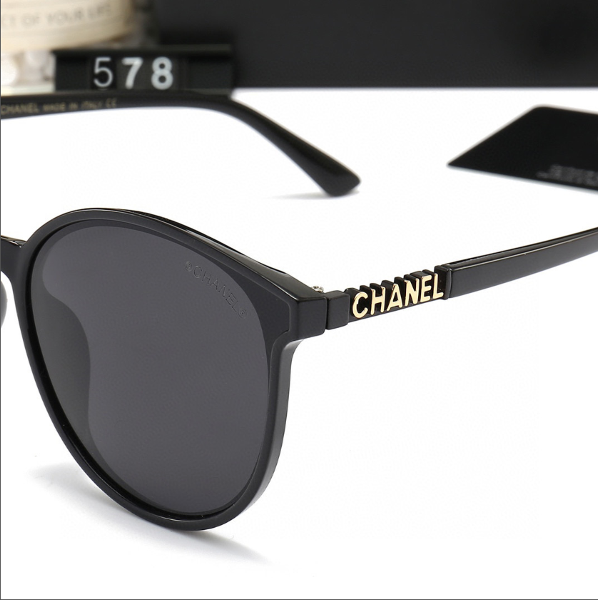 C style fashion thin frame sunglasses-Luxeon