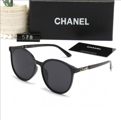 C style fashion thin frame sunglasses-Luxeon
