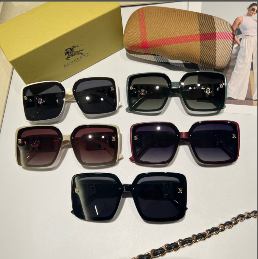 Burberry fashion casual sunglasses-Luxeon