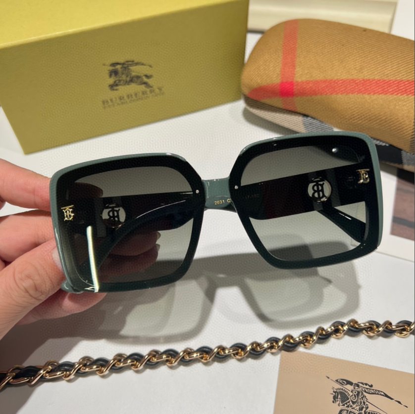 Burberry fashion casual sunglasses-Luxeon