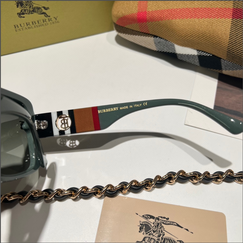 Burberry fashion casual sunglasses-Luxeon