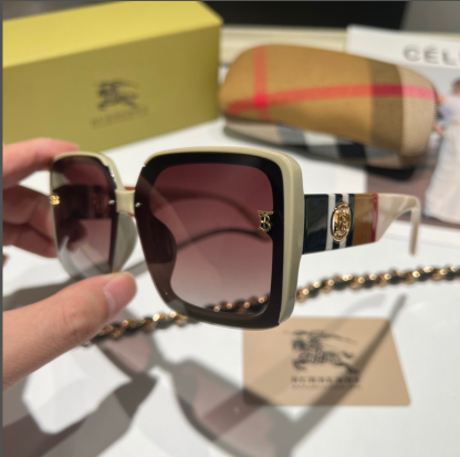 Burberry fashion casual sunglasses-Luxeon