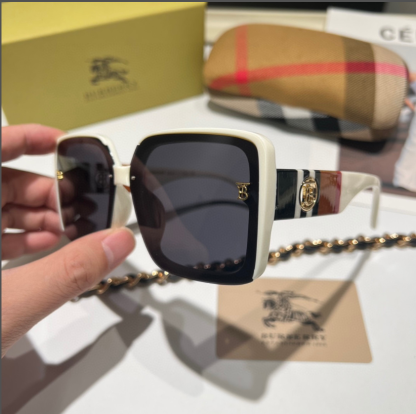 Burberry fashion casual sunglasses-Luxeon