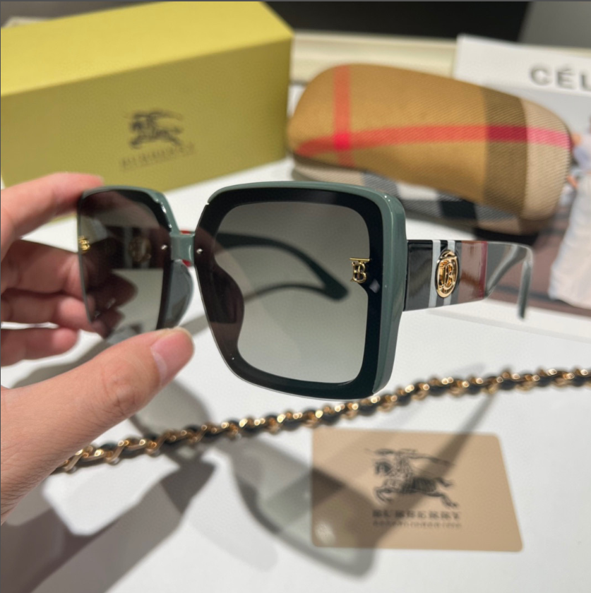 Burberry fashion casual sunglasses-Luxeon