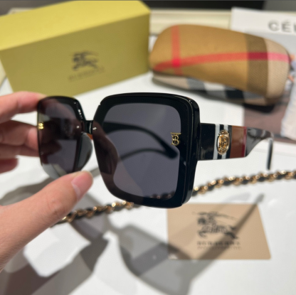 Burberry fashion casual sunglasses-Luxeon