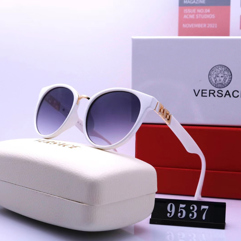 Versace fashion oval sunglasses-Luxeon