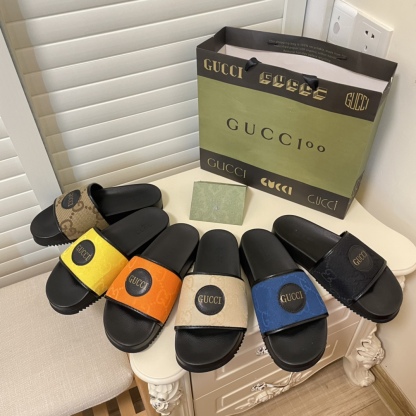 G style couple thick sole sandals-Luxeon