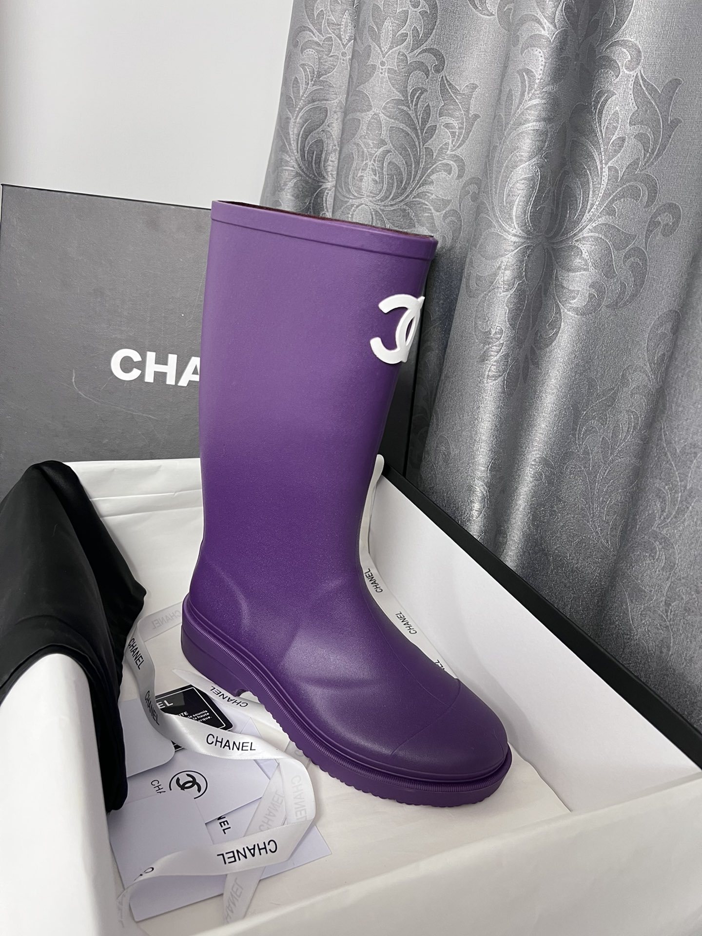 C style vintage rain boots-Luxeon