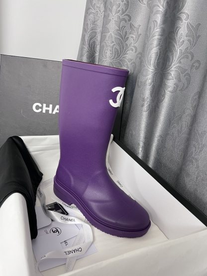 C style vintage rain boots-Luxeon