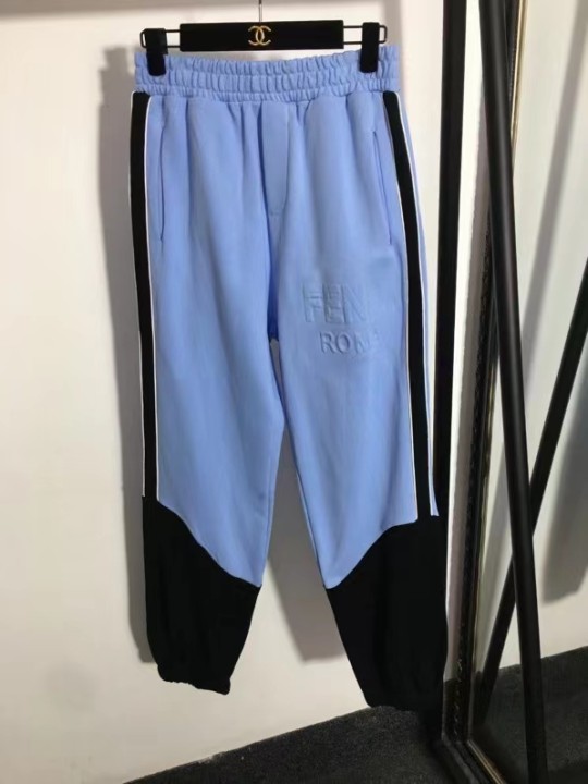 F style long sleeve match color hoodie + loose waist casual pants-Luxeon