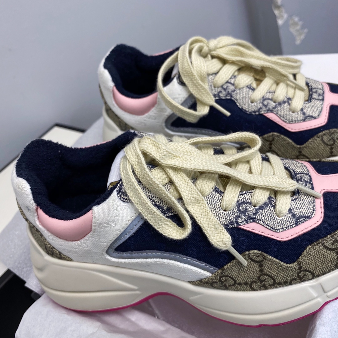 G style new rhyton thick bottom sneakers dad shoes-Luxeon