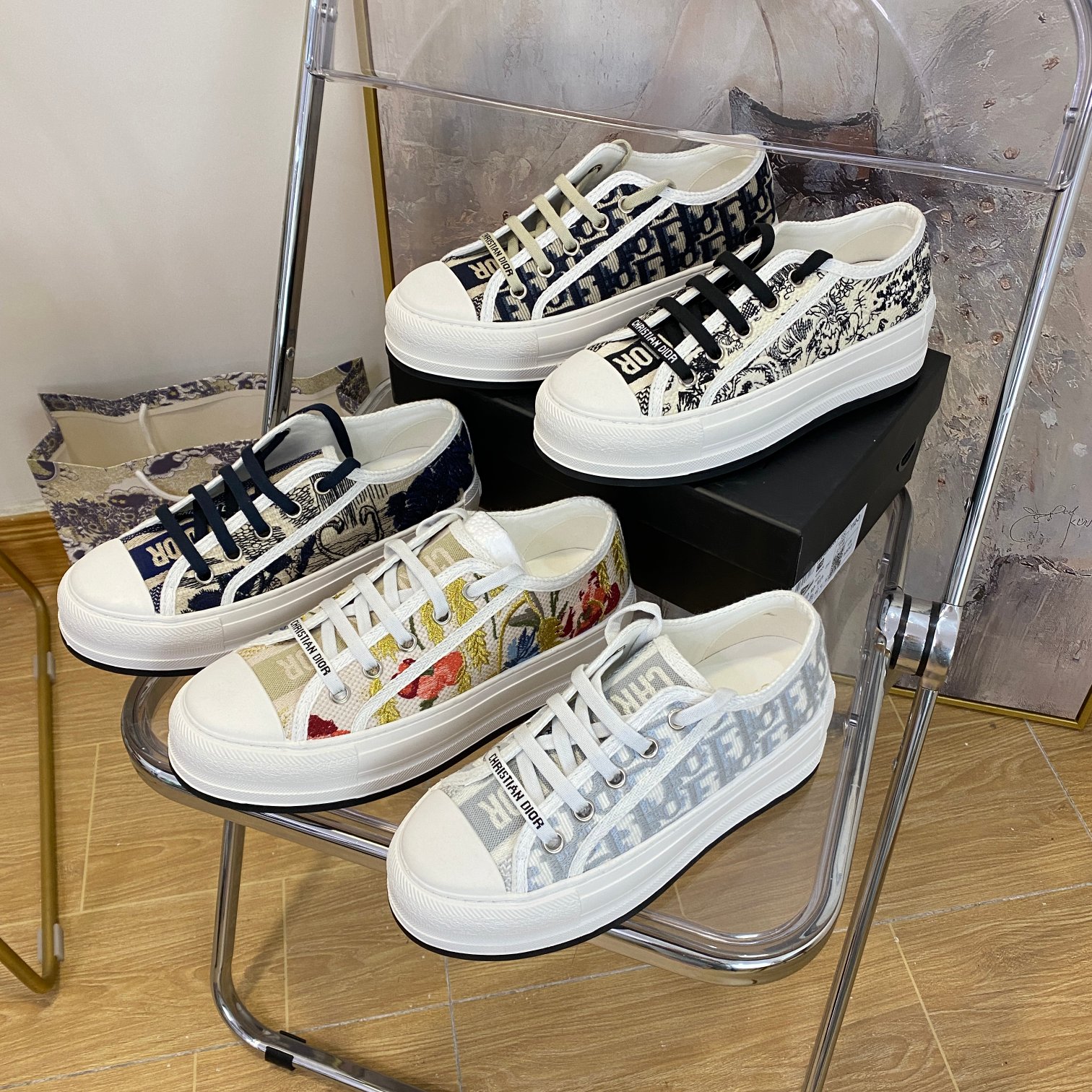 D style low top classic casual shoes small cloth shoes
