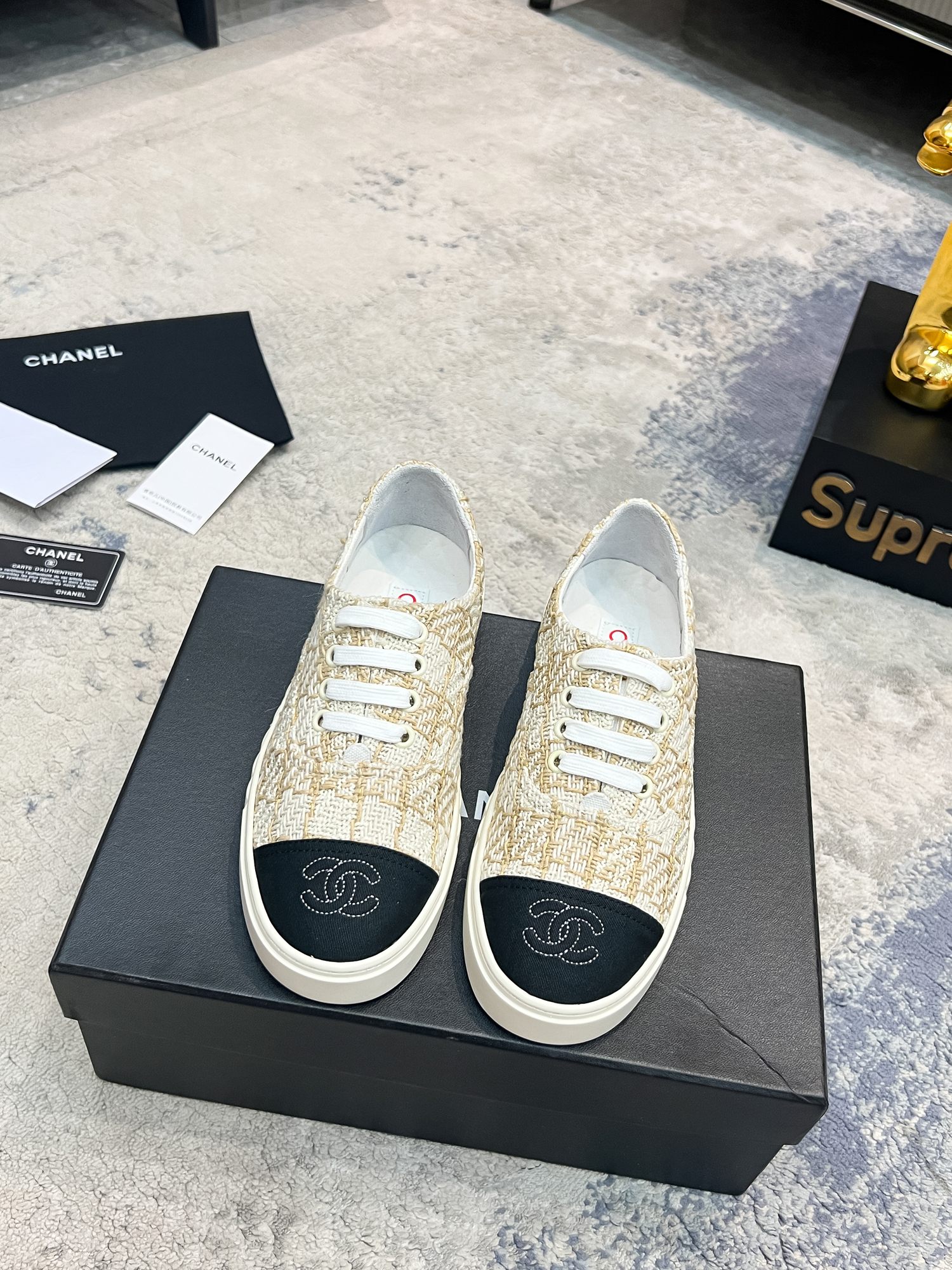 C style | 2023 𝐬𝐬 counter canvas shoes-Luxeon