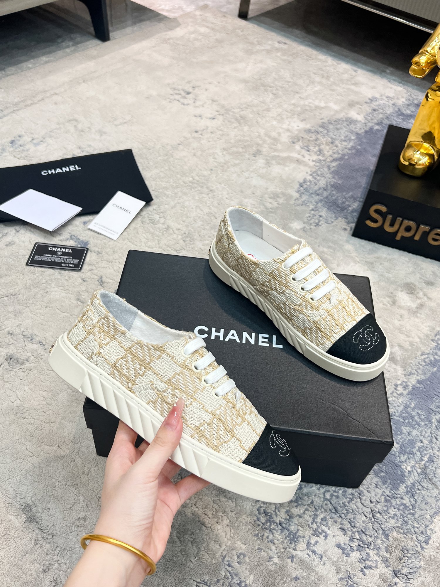C style | 2023 𝐬𝐬 counter canvas shoes-Luxeon