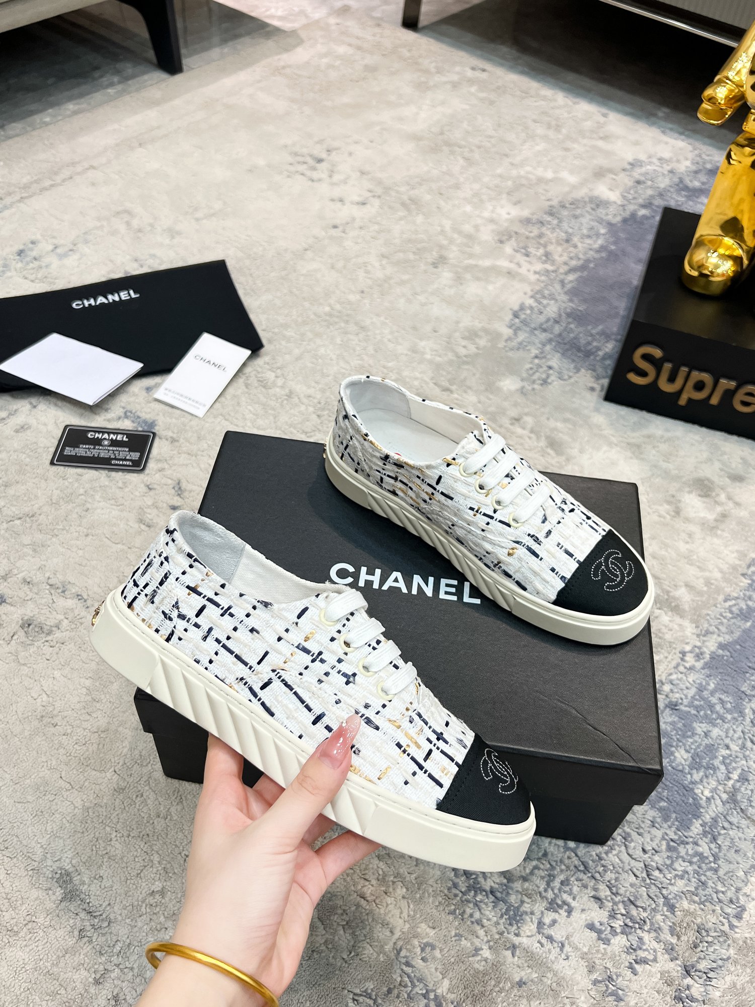 C style | 2023 𝐬𝐬 counter canvas shoes-Luxeon