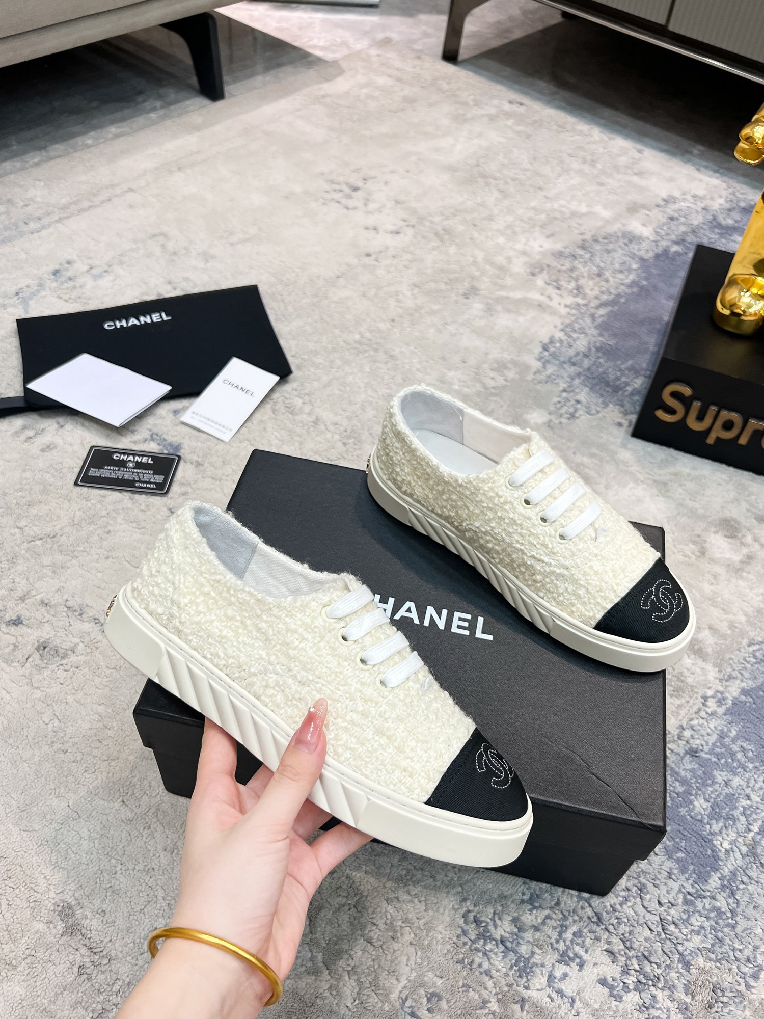 C style | 2023 𝐬𝐬 counter canvas shoes-Luxeon