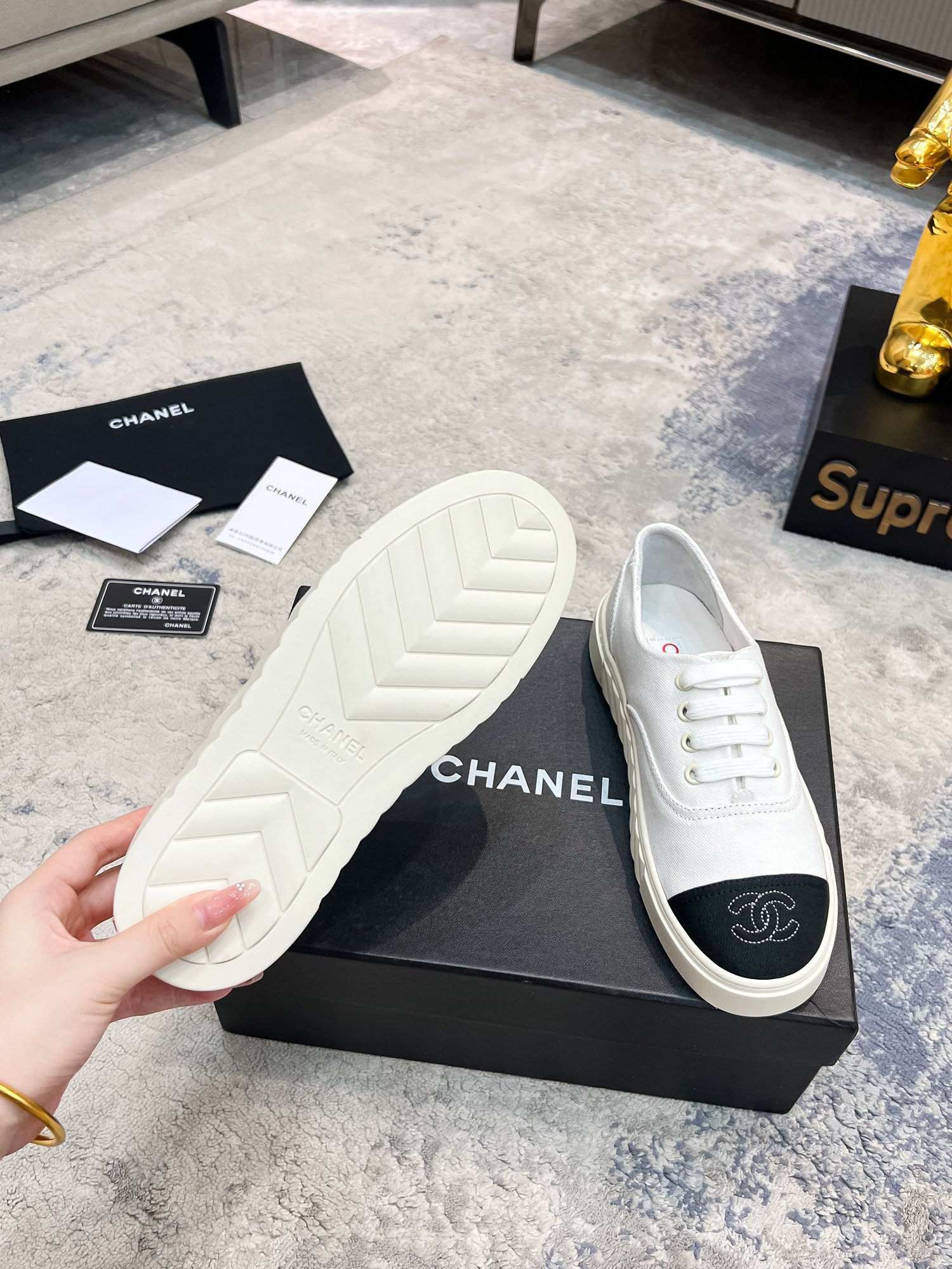 C style | 2023 𝐬𝐬 counter canvas shoes-Luxeon