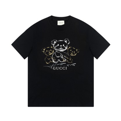G Style Bear Print Short Sleeves