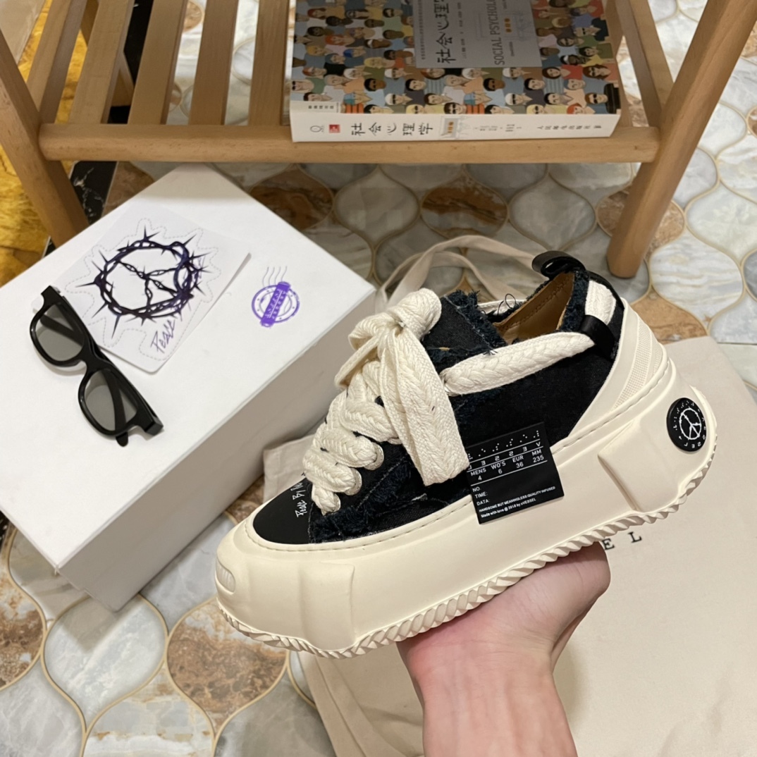 X Vessel SMILENCE fashion platform casual shoes-Luxeon