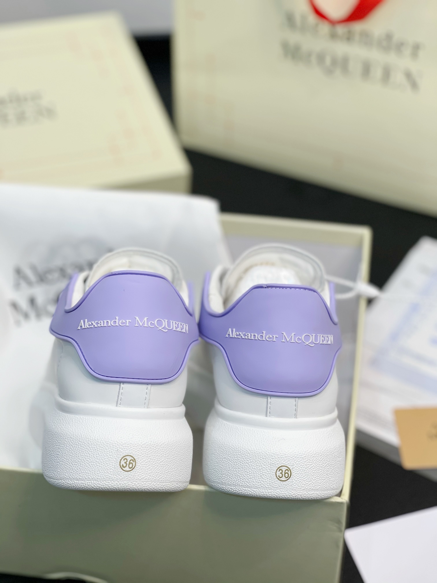 Alexander Mc QUEEN  women sneakers casual shoes-Luxeon