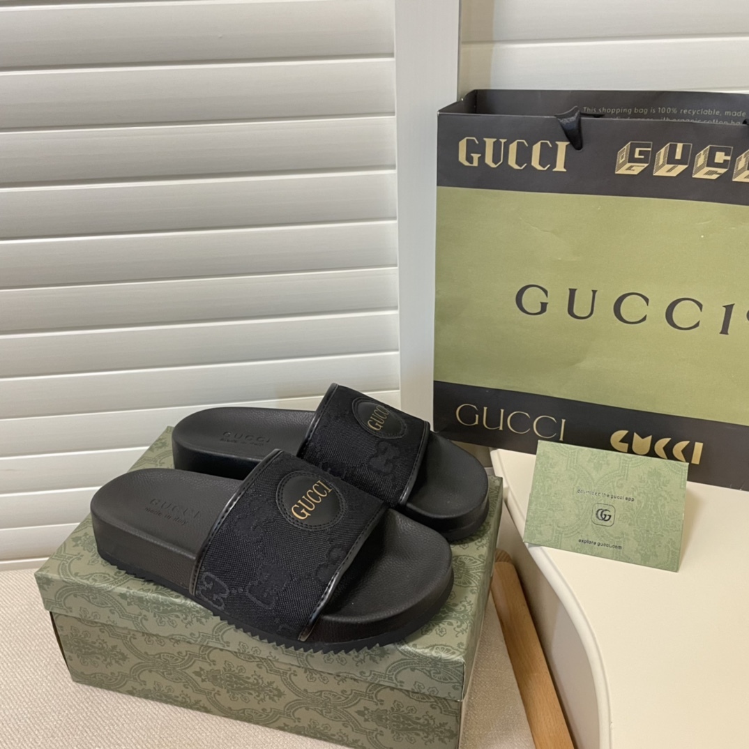 G style couple thick sole sandals-Luxeon