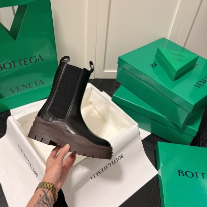 Bottega Venet mid-calf heeled boots-Luxeon