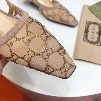 G style vintage women sandals pumps-Luxeon