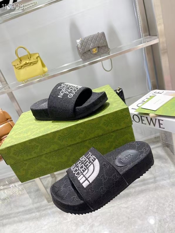 G style pop jacquard summer flat slippers-Luxeon