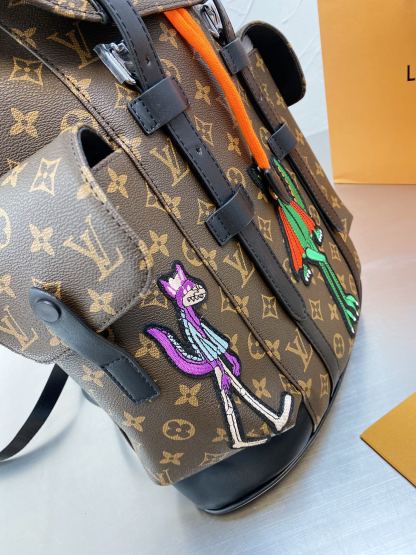L style bag Backpack For Unisex-Luxeon