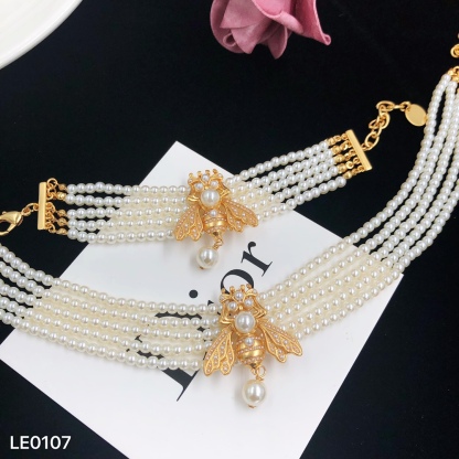 D style Fashion Bracelet Necklace Set-Luxeon