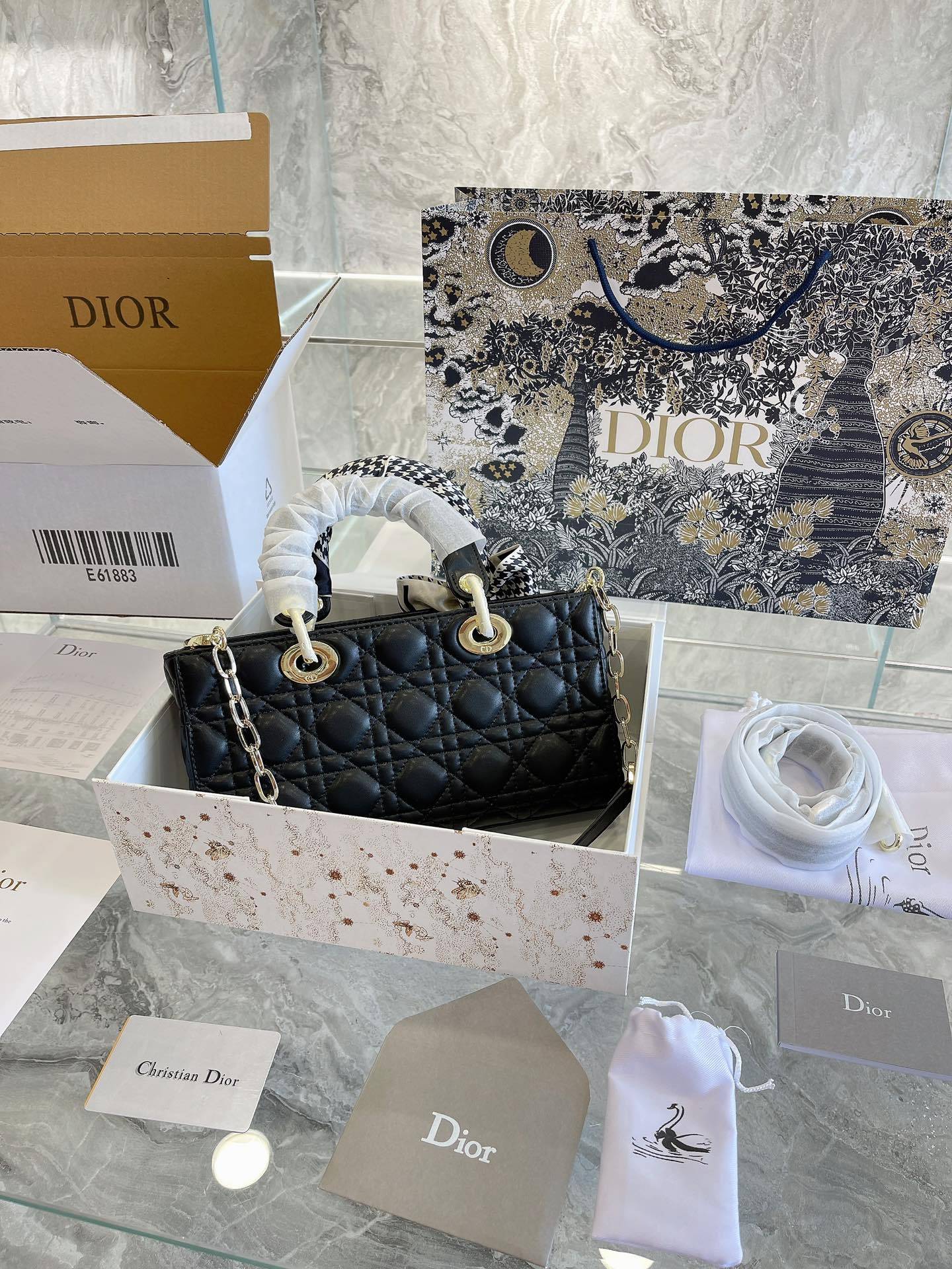 D style Lady D-joy Handbags-Luxeon