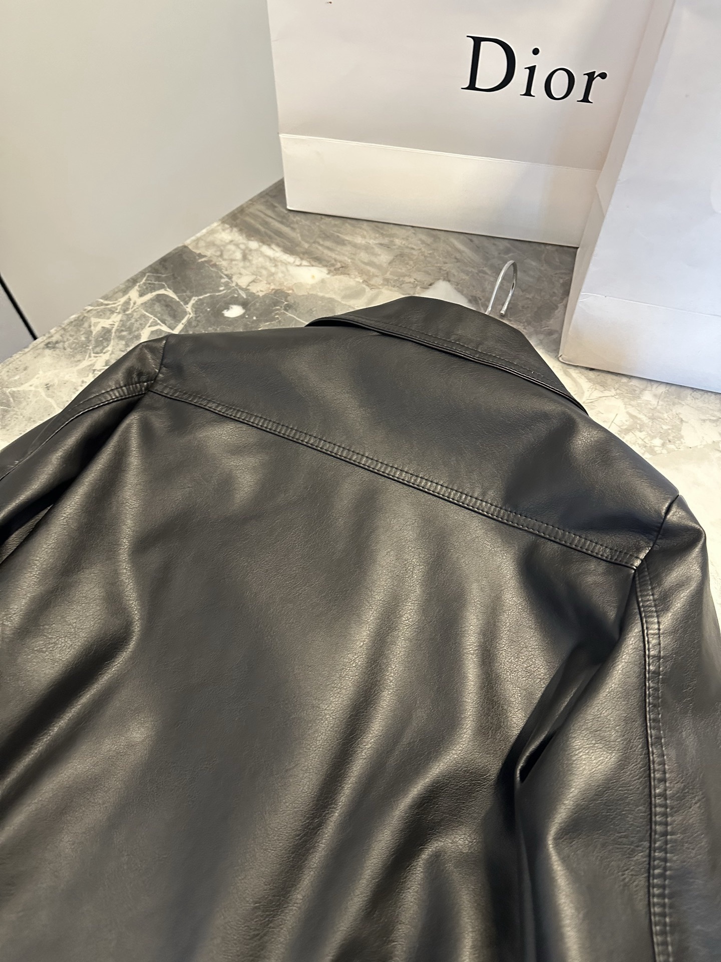 leather trench coat