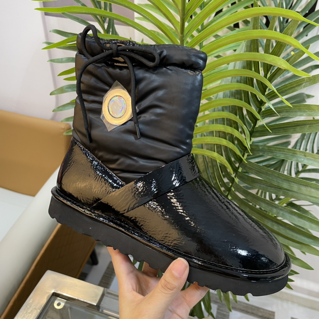 UGG new autumn & winter TPU down feather snow boots-Luxeon