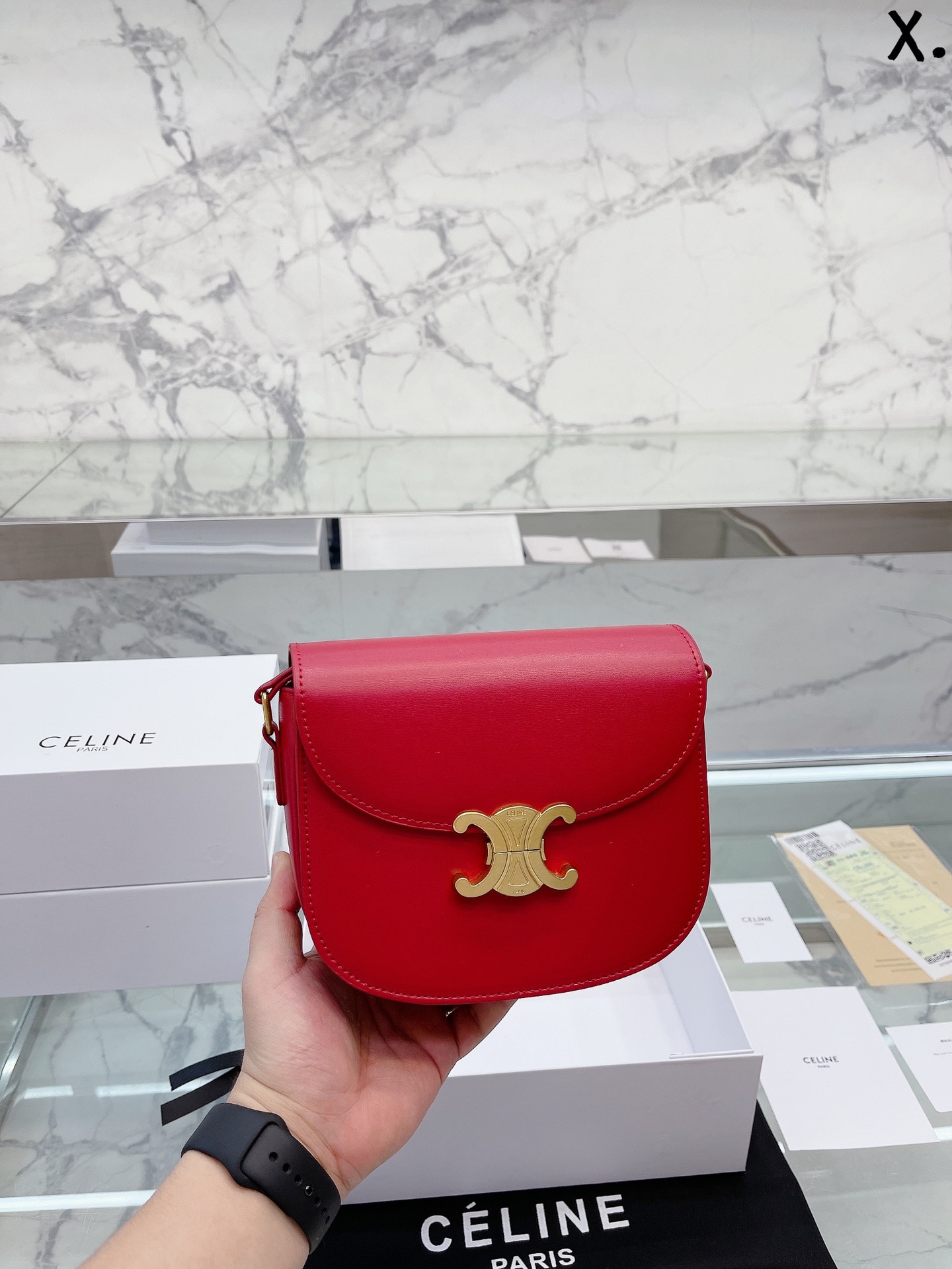 C style Teen Besace saddle bags-Luxeon