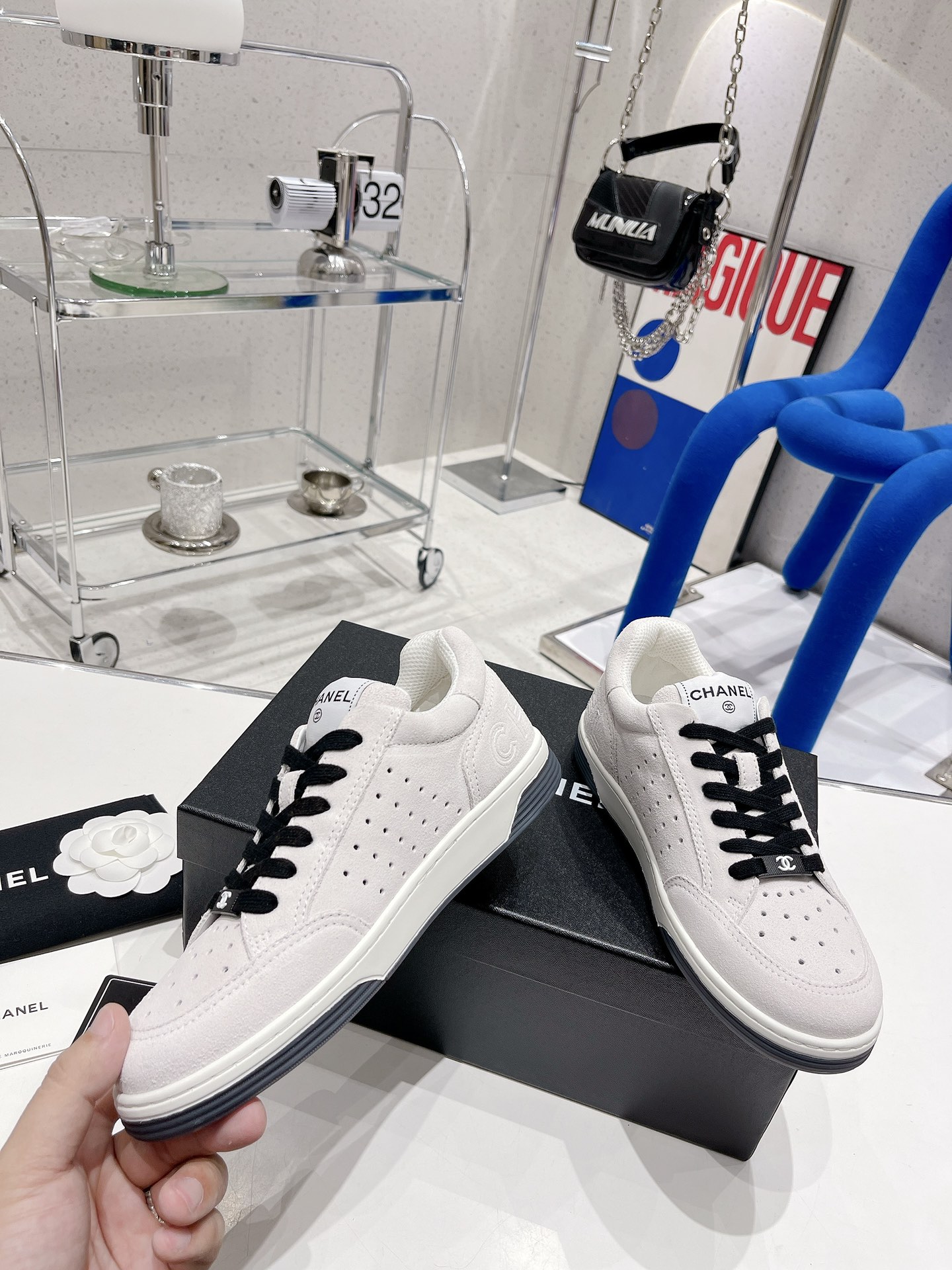 C style new all-matching skate shoes casual shoes-Luxeon