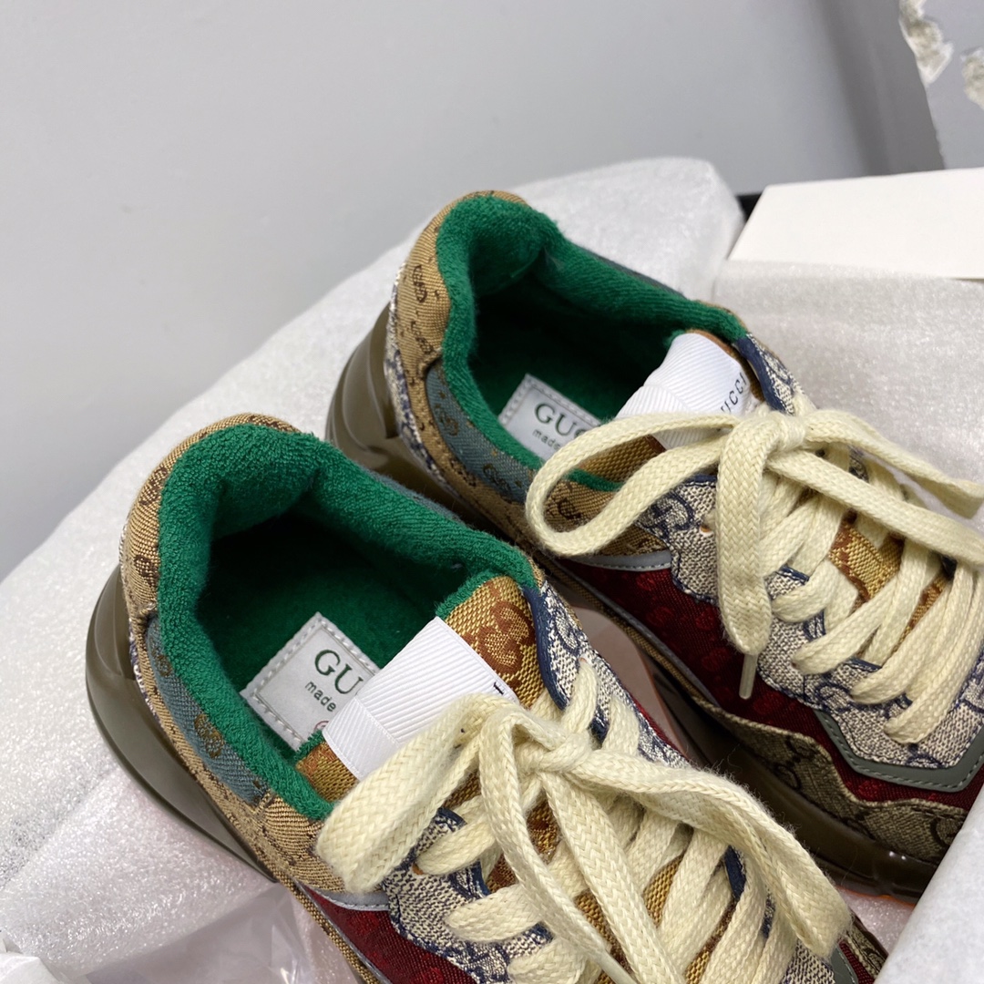 G style new rhyton thick bottom sneakers dad shoes-Luxeon