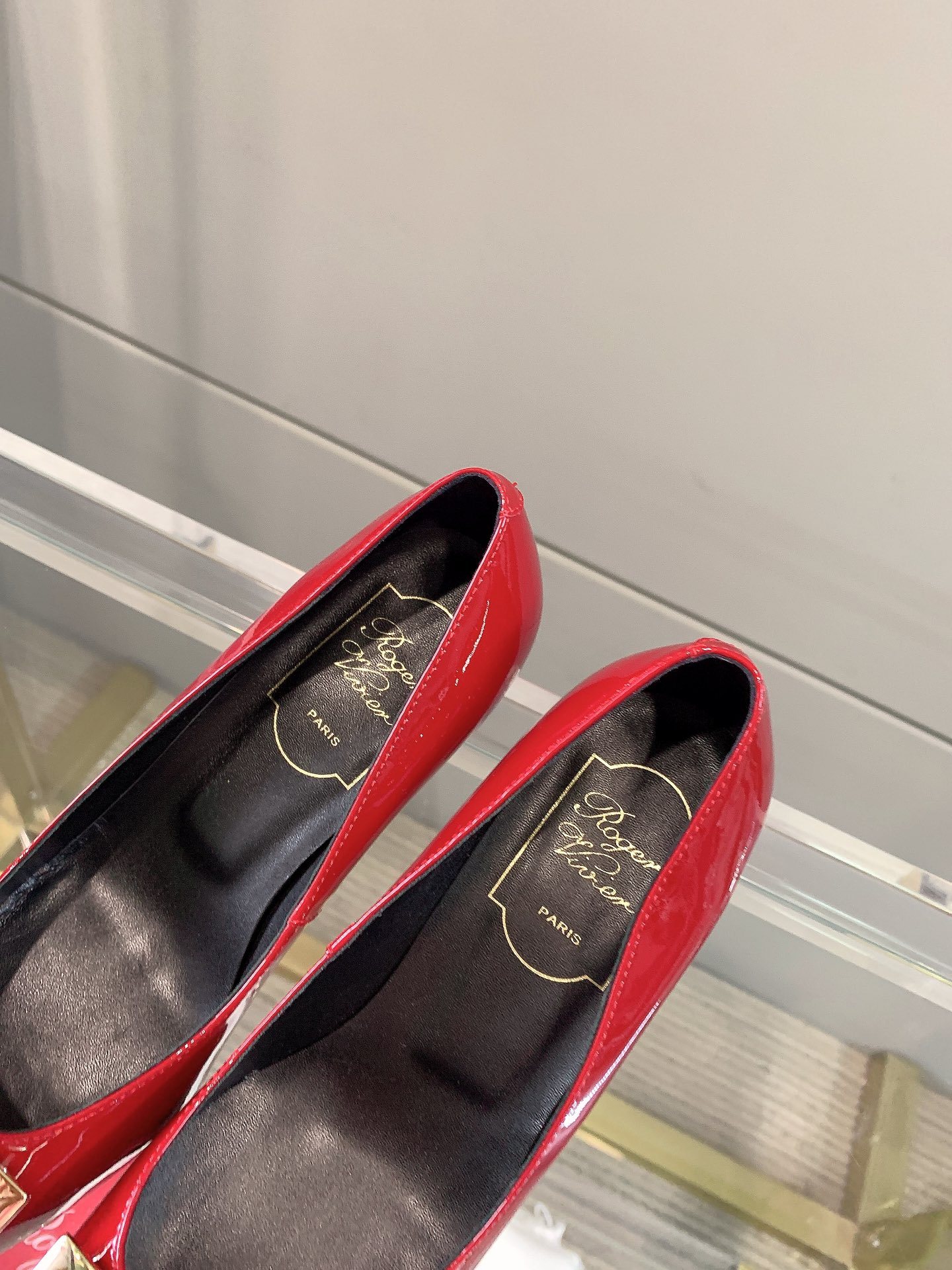 Roger Vivie Women Square Buckle Stiletto-Luxeon