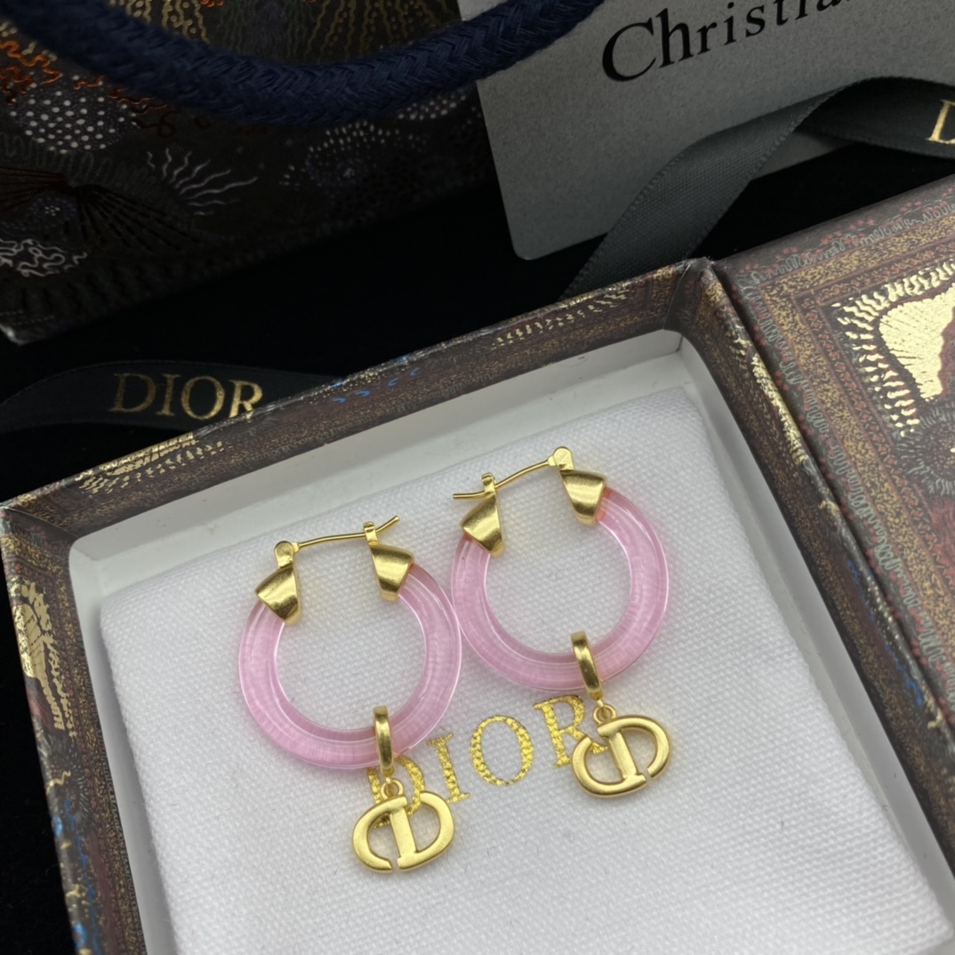 D style new letter earrings-Luxeon