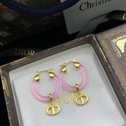 D style new letter earrings-Luxeon