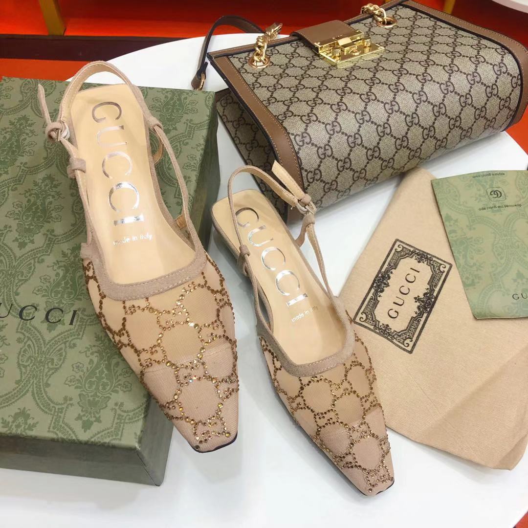 G style vintage women sandals pumps-Luxeon